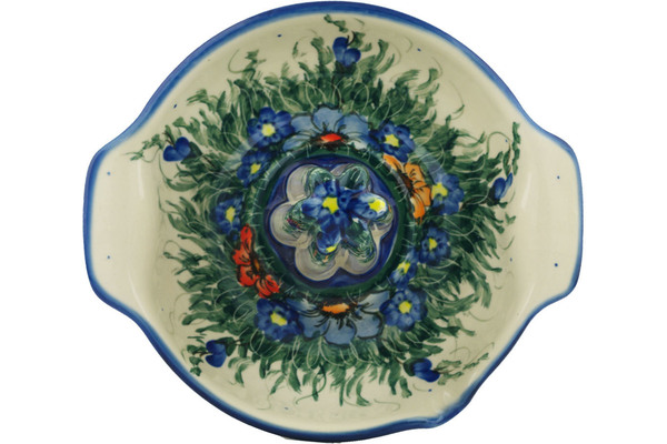 Roaster with Handles and Spout 9"