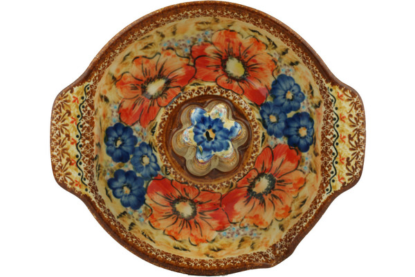 Roaster with Handles and Spout 9"