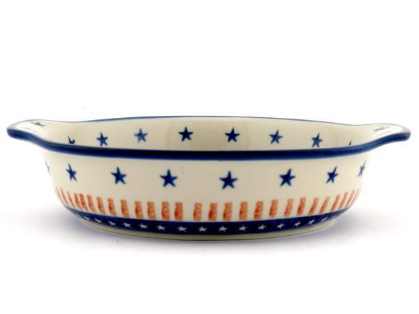 Round Baker with Handles 9"