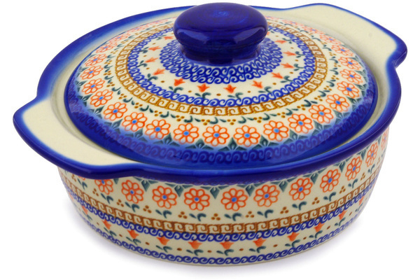 Baker with Cover with Handles 11"