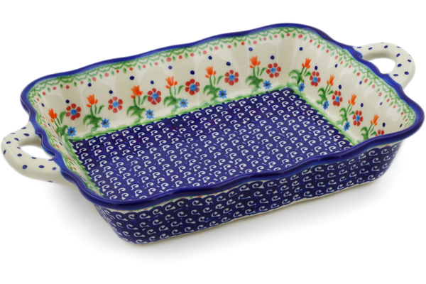 Rectangular Baker with Handles 12"