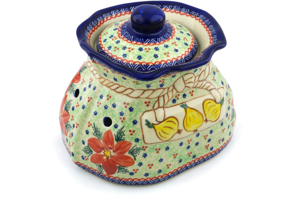 Garlic and Onion Jar 9"