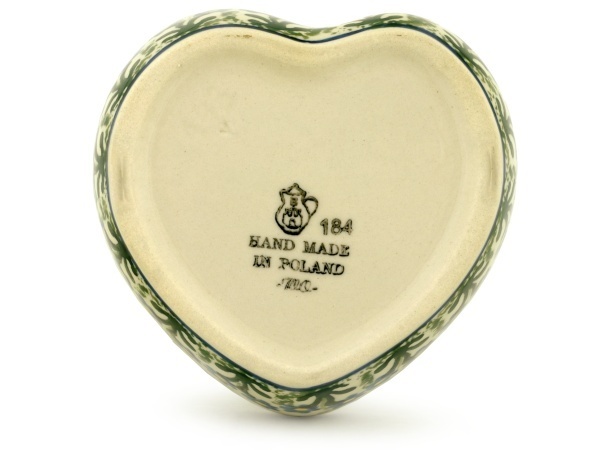 Heart Shaped Jar 4"
