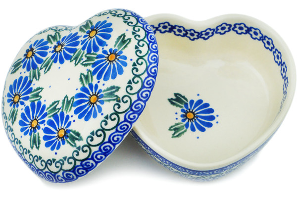 Heart Shaped Jar 4"