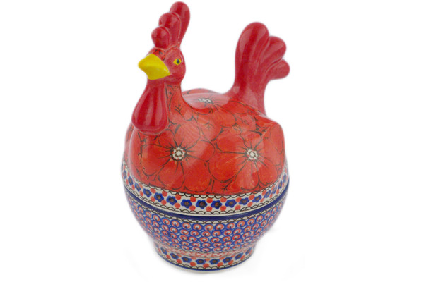 Hen Shaped Jar 8"