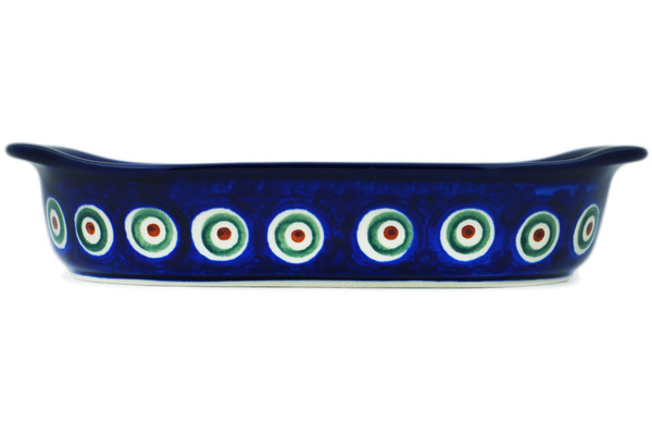 Oval Baker with Handles 8"