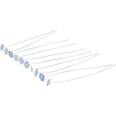 10-Piece Ceramic Flowers Set