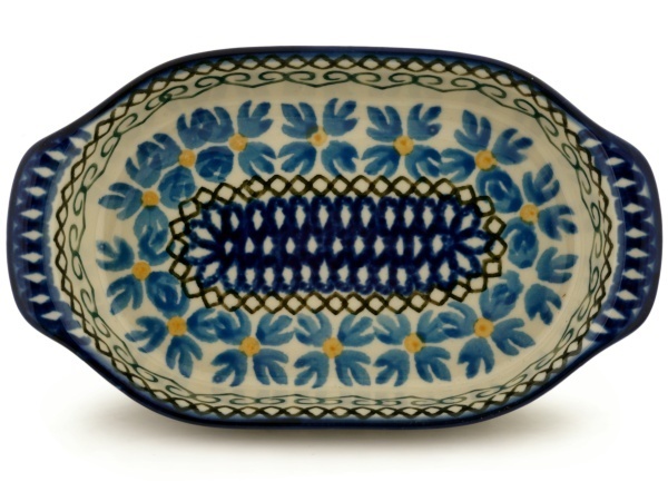 Oval Baker with Handles 8"