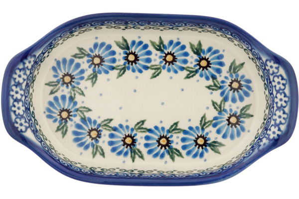 Oval Baker with Handles 8"