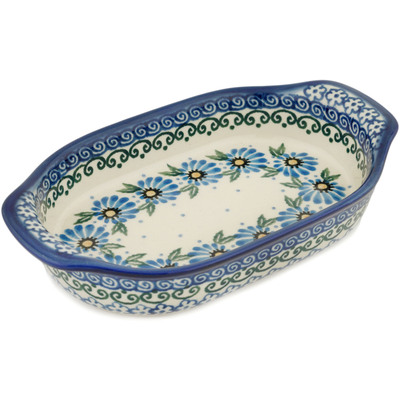 Oval Baker with Handles 8"