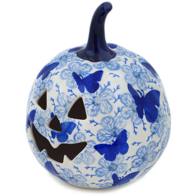 Jack O Lantern Candle Holder 6"