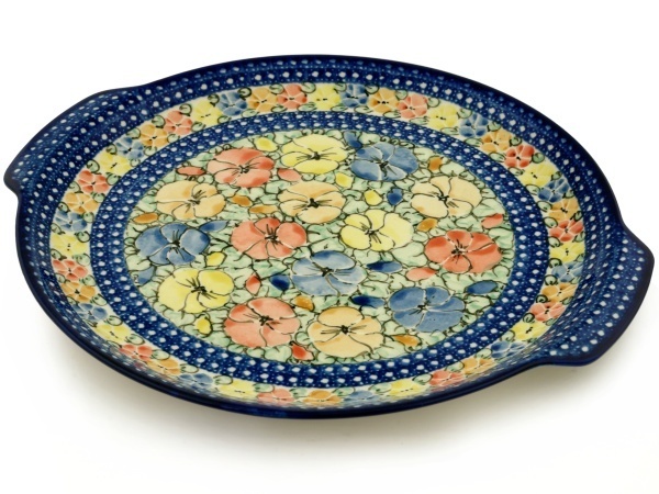 Platter with Handles 13"