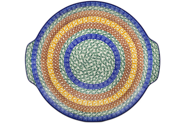 Platter with Handles 13"