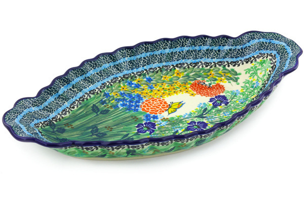 Platter with Handles 16"
