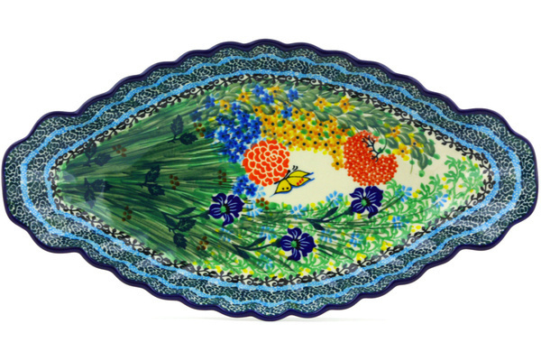 Platter with Handles 16"