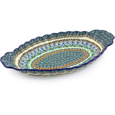 Platter with Handles 16"