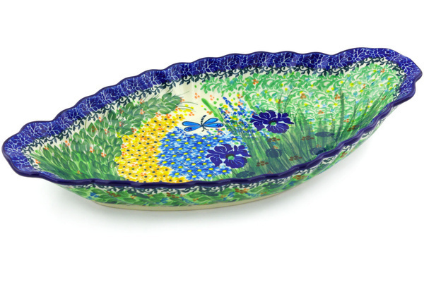 Platter with Handles 16"