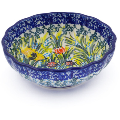 Scalloped Fluted Bowl 5"