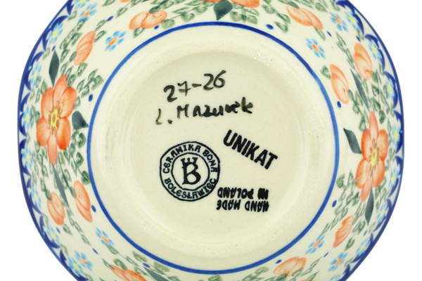 Scalloped Fluted Bowl 7"