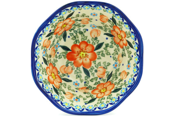 Scalloped Fluted Bowl 7"