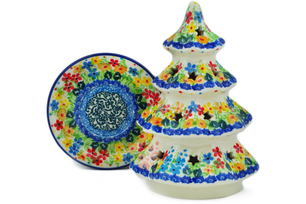 Christmas Tree Candle Holder 6"