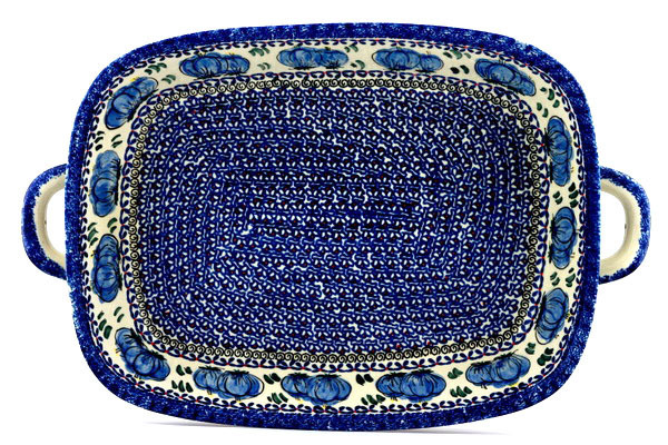 Rectangular Baker with Handles 19"