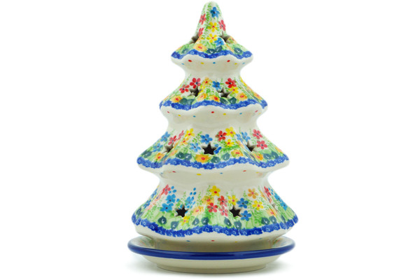 Christmas Tree Candle Holder 8"