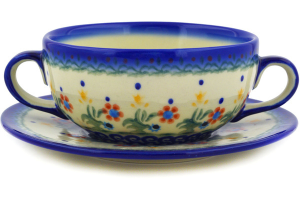 Bouillon Cup with Saucer 13 oz