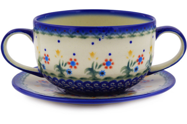 Bouillon Cup with Saucer 19 oz