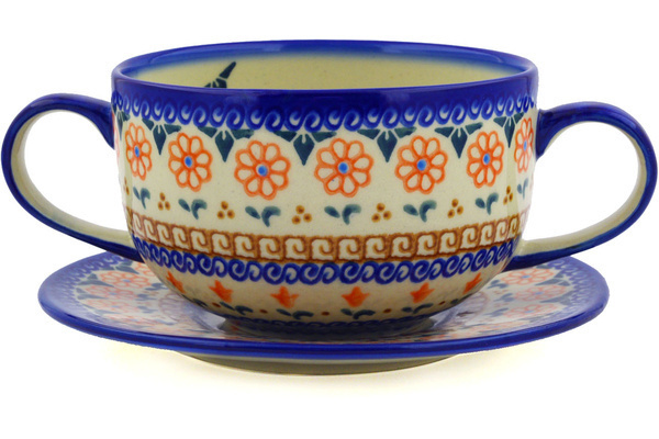 Bouillon Cup with Saucer 19 oz