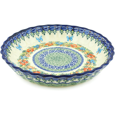 Fluted Pie Dish 10"