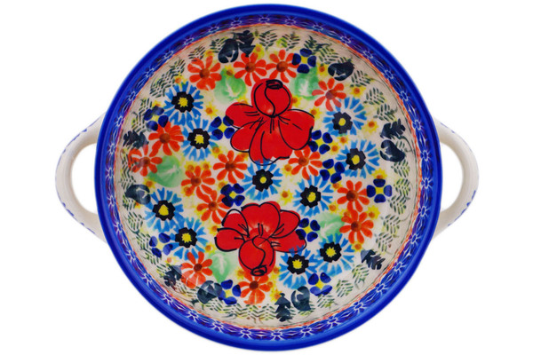 Round Baker with Handles 8"