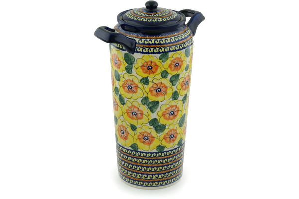 Jar with Lid and Handles 14"