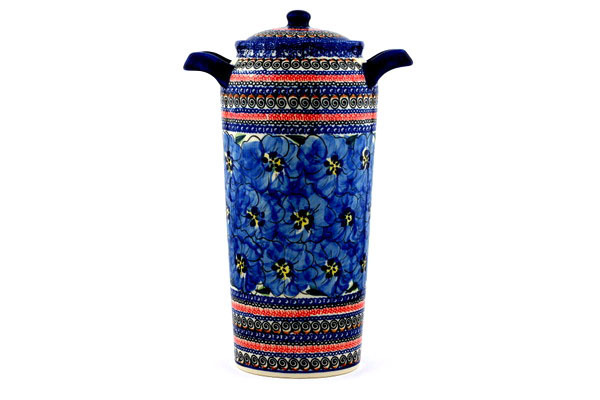 Jar with Lid and Handles 14"