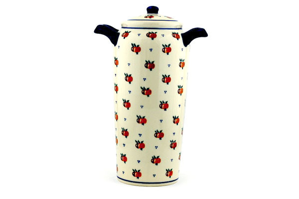 Jar with Lid and Handles 14"