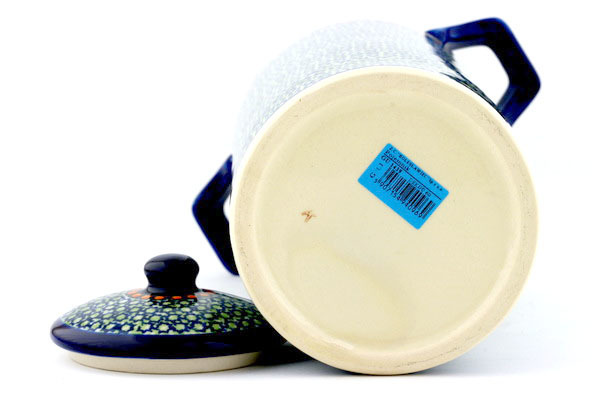 Jar with Lid and Handles 14"