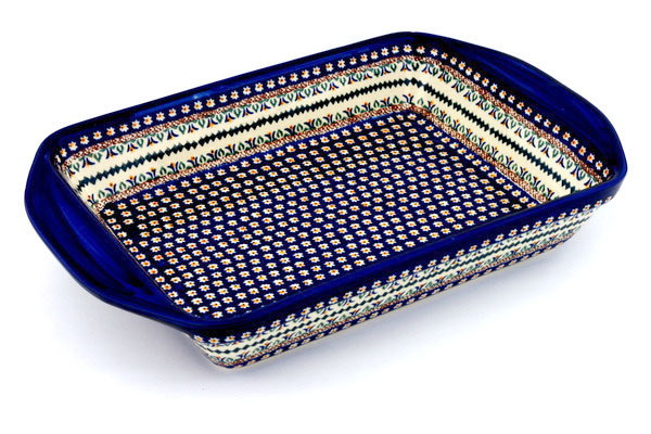 Rectangular Baker with Handles 16"