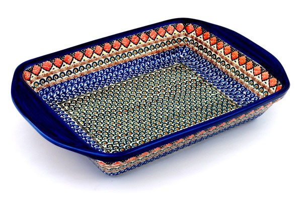 Rectangular Baker with Handles 16"