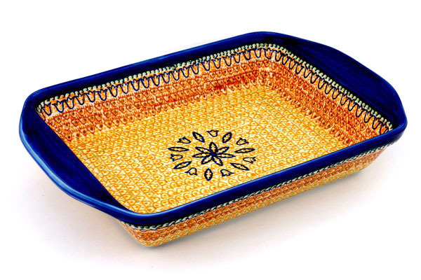 Rectangular Baker with Handles 16"