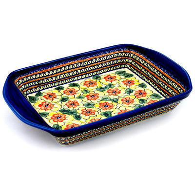 Rectangular Baker with Handles 16"