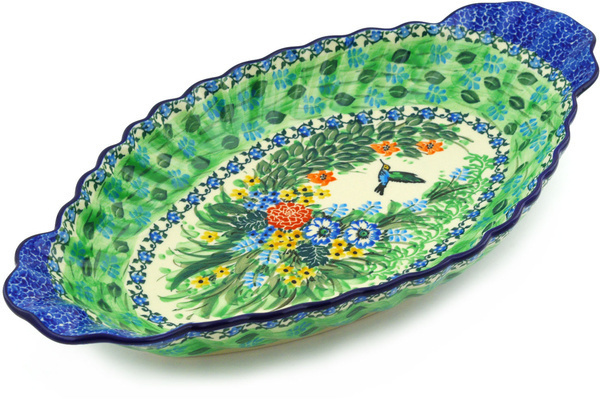 Platter with Handles 16"