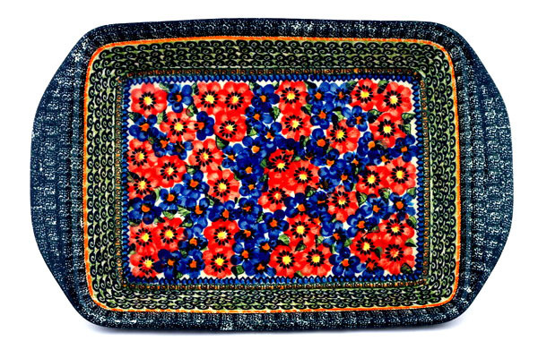 Rectangular Baker with Handles 16"