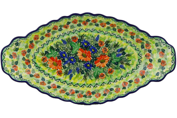 Platter with Handles 16"