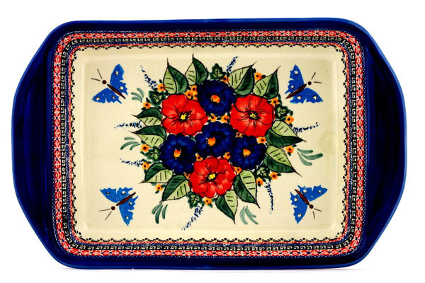 Rectangular Baker with Handles 16"