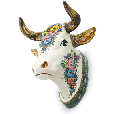 Bull Head Wall Mount 13"