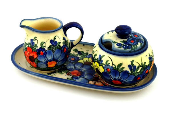 Sugar and Creamer Set 9"
