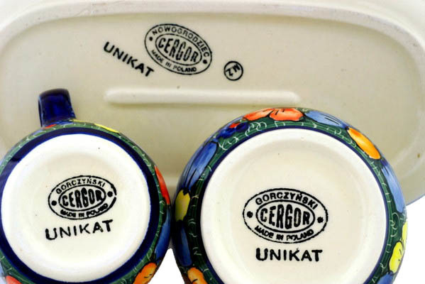 Sugar and Creamer Set 9"