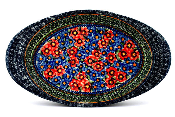 Oval Baker with Handles 17"