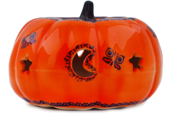 Jack O Lantern Candle Holder 6"