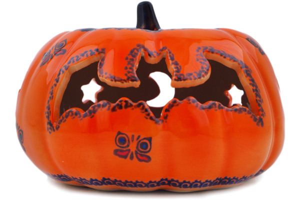 Jack O Lantern Candle Holder 6"